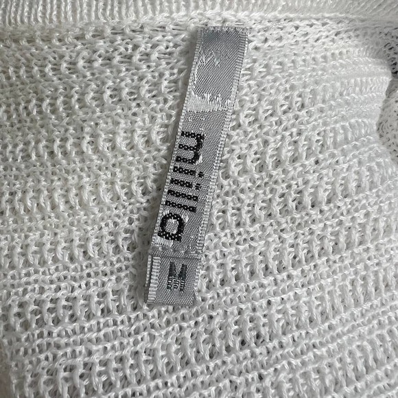 Miilla Linen Mesh Sleeveless Tunic Top Size Medium - Picture 9 of 9